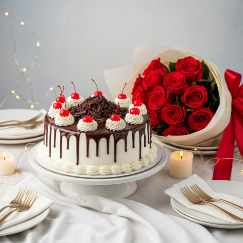 The Father's Day Black Forest Photo Cake - Image 4