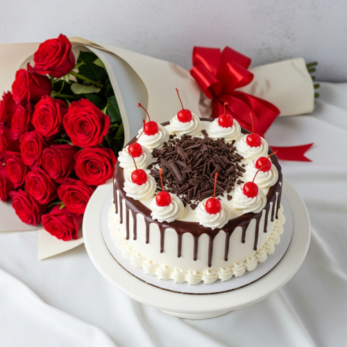 The Father's Day Black Forest Photo Cake - Image 2