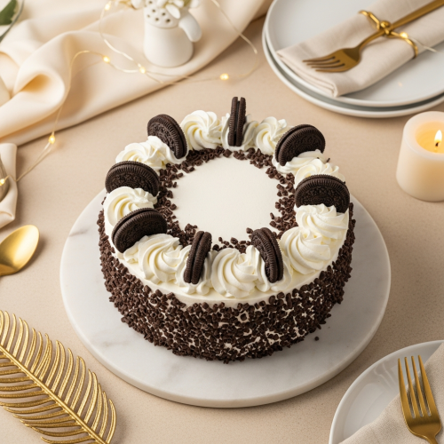Divine Frosted Black Forest Cream Cake - Image 4