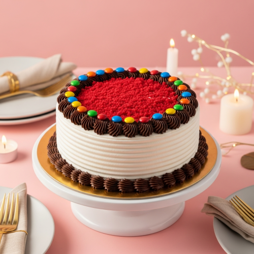 Splendid The Round Red Dream Cake - Image 4