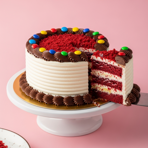 Splendid The Round Red Dream Cake - Image 3