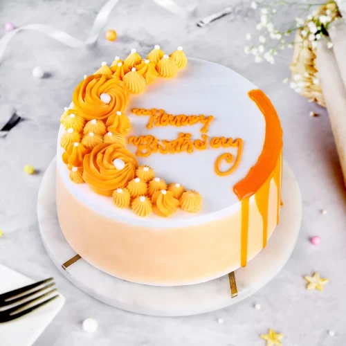 Gorgeous Butterscotch Cream Cake - Image 2