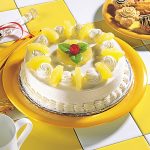 Frosted Pineapple Cream Round Cake