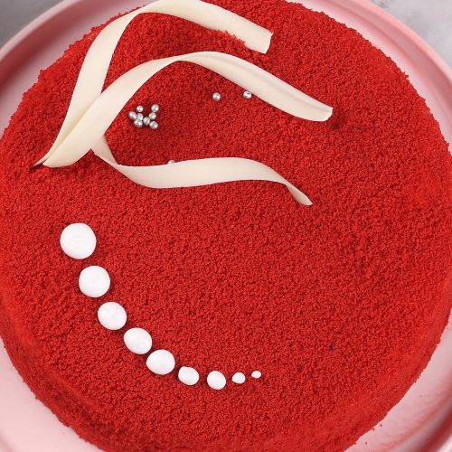 Heavenly Homestyle Red Velvet Cream Cake - Image 3