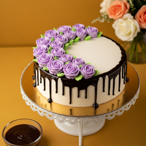 Heavenly Roses Black Forest Cake lifestyle