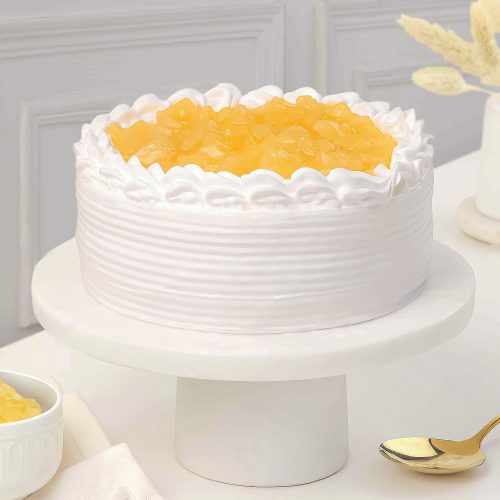 Continental Festive Pineapple Cream Cake - Image 3