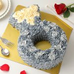 Azure Square Cream Cake