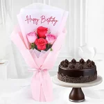 Dainty Rosy Reflections Bouquet