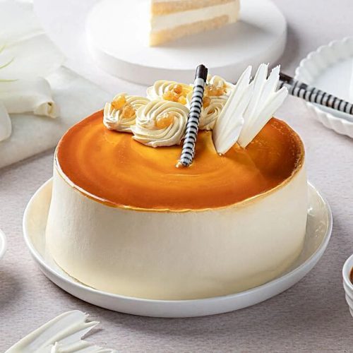 Butterscotch Photo Round Cake - Image 3
