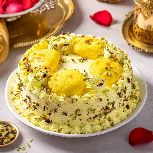 Divine Rasmalai Butterscotch Torte Cake - Image 2