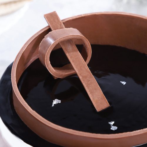 Indulgent Festive Chocolate Trio Cake - Image 3