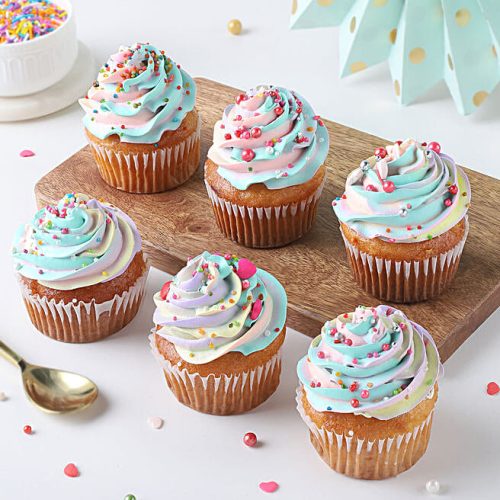 Swirl Vanilla Bean Cupcakes - Image 3