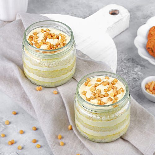 Farmhouse Butterscotch Jar Cake