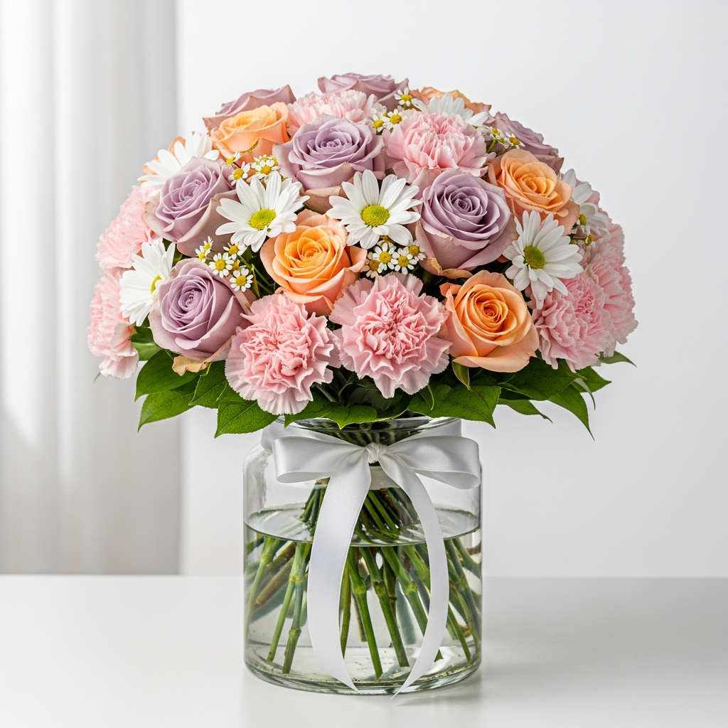 Lush Floral Photo Moment Bouquet featured