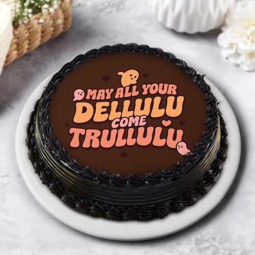 Elegant Truffle Round Cake - Image 3