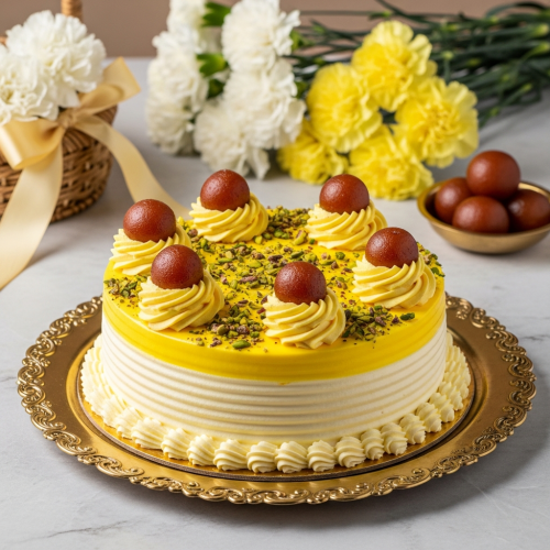 The Creamy Gulab Jamun Cake lifestyle