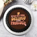 Elegant Truffle Round Cake