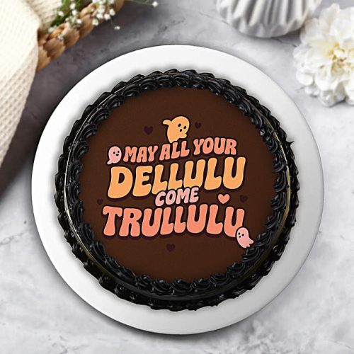 Elegant Truffle Round Cake