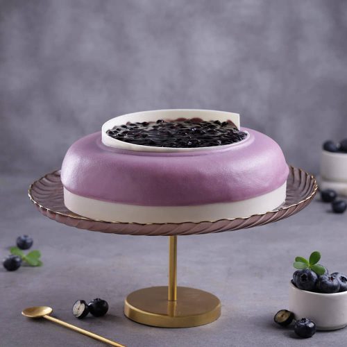 Luxury Blueberry Cream Cake