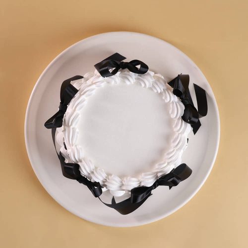 Monochrome Swirl Celebration Cake
