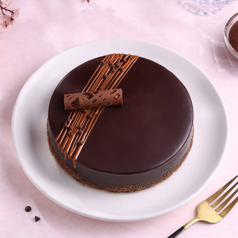 Rich Cocoa Truffle Cake